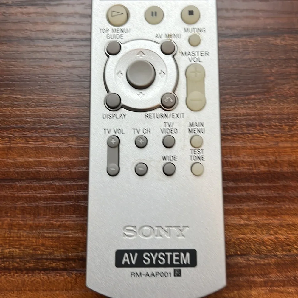 Sony RM-AAP001 remote control - Picture 5 of 5